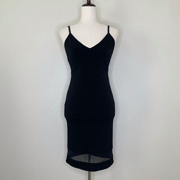 Alice + Olivia By Stacey Bendet AIR Black Bodycon Dress - Picture 1 of 13
